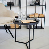 Tavolino rotondo moderno Gotham 50 cm - OrchideaMilano1981