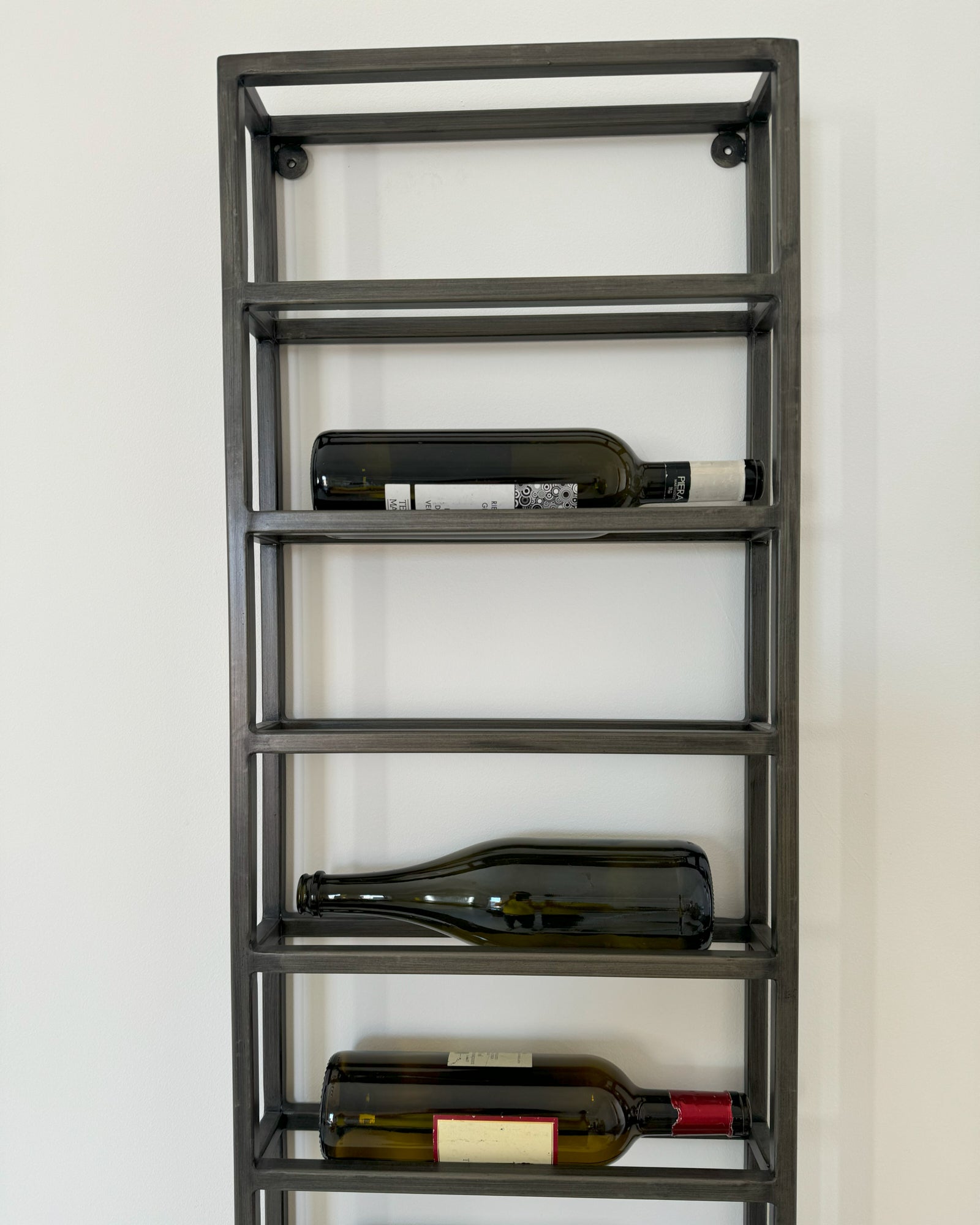 Scaffale in ferro portabottiglie Enoteca 38 cm - OrchideaMilano1981
