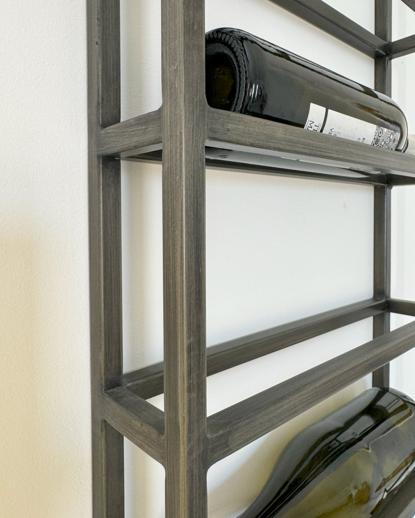 Scaffale in ferro portabottiglie Enoteca 38 cm - OrchideaMilano1981