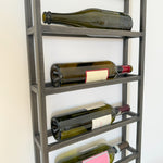 Scaffale in ferro portabottiglie Enoteca 38 cm - OrchideaMilano1981