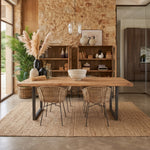 Tavolo in legno e ferro Detroit 220 cm - OrchideaMilano1981