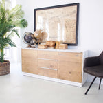 Credenza in legno massello di rovere White Oak 170 cm - OrchideaMilano1981