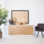 Credenza in legno massello di rovere White Oak 170 cm - OrchideaMilano1981