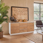 Credenza in legno massello di rovere White Oak 170 cm - OrchideaMilano1981