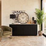 Credenza moderna in legno massello e marmo 5th Avenue 174 cm - OrchideaMilano1981