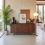 Credenza in legno massello e ferro Impronte 170 cm - OrchideaMilano1981