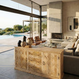 Credenza in legno massello Punta del Este 193 cm - OrchideaMilano1981