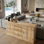 Credenza in legno massello Punta del Este 193 cm - OrchideaMilano1981