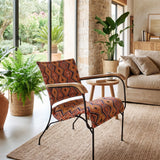 Poltrona in tessuto kilim e ferro Teepee