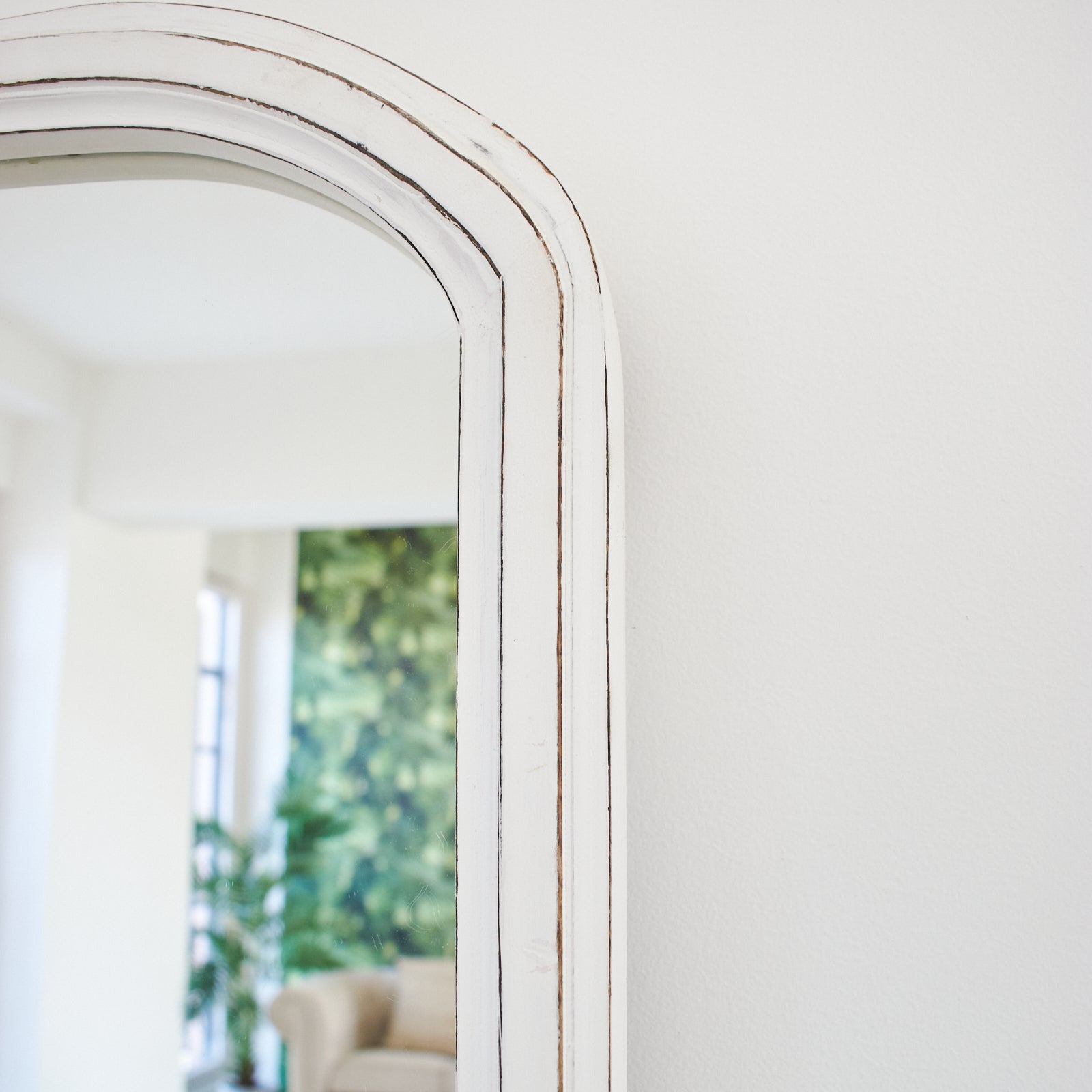 Specchiera in legno Crown White 100x70 cm - OrchideaMilano1981