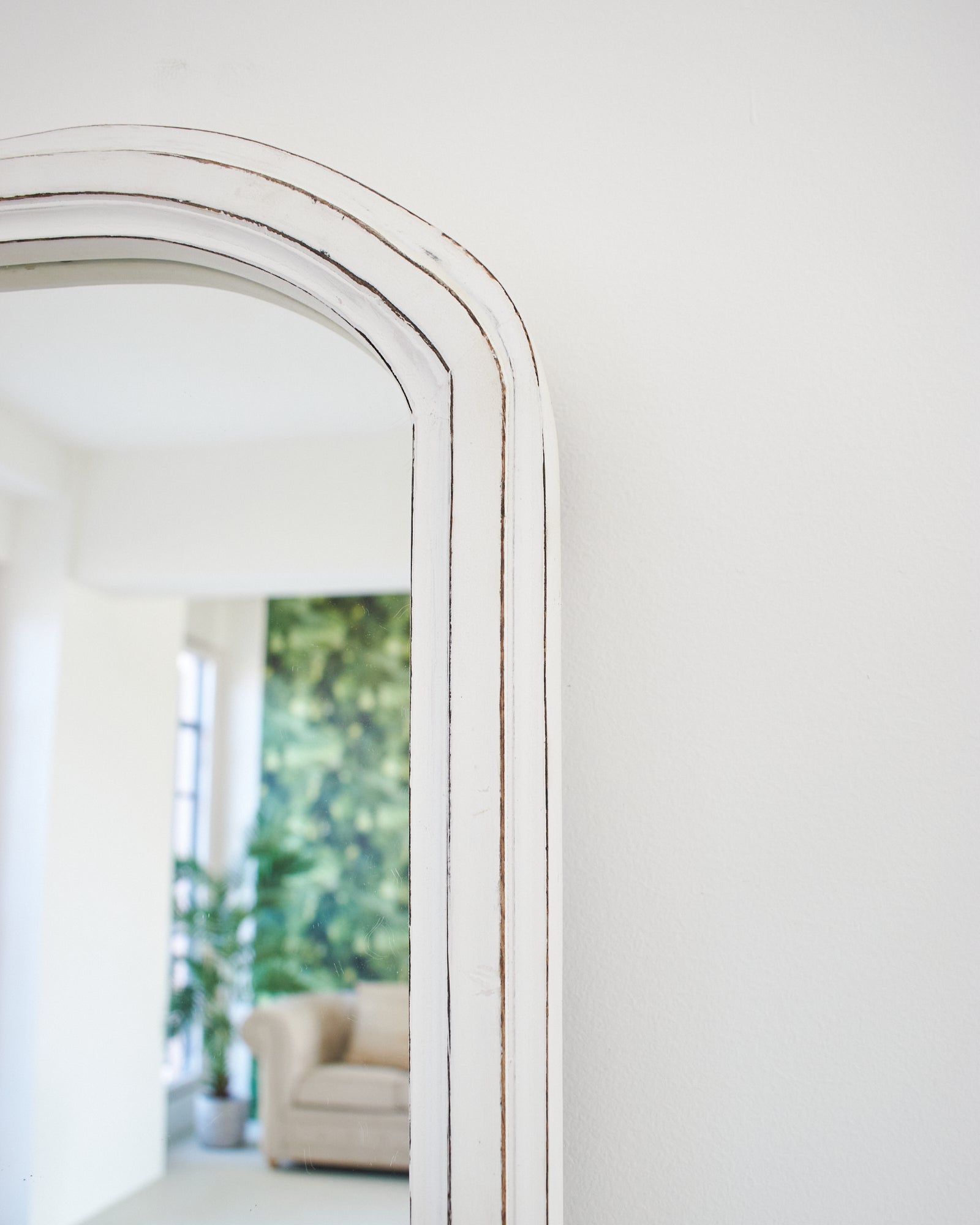 Specchiera in legno Crown White 100x70 cm - OrchideaMilano1981