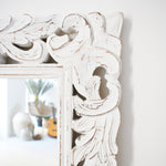 Specchiera da parete in legno Mykonos 80x103 cm - OrchideaMilano1981