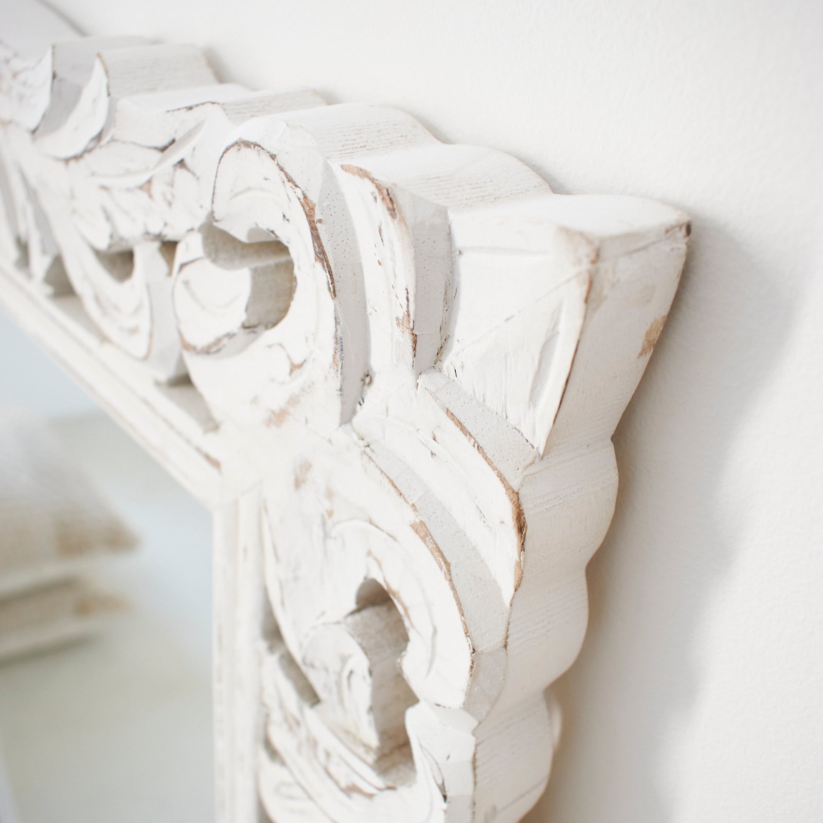Specchiera da parete in legno Mykonos 80x103 cm - OrchideaMilano1981