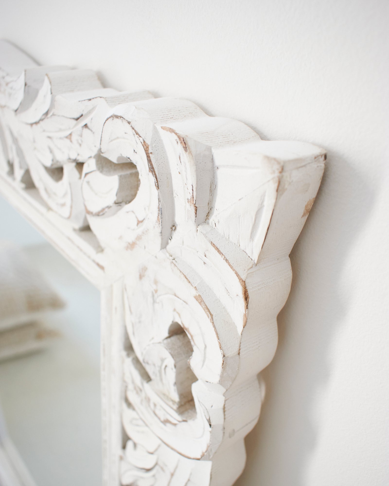 Specchiera da parete in legno Mykonos 80x103 cm - OrchideaMilano1981