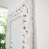 Specchiera a figura intera in legno Astypalea 70x170 cm - OrchideaMilano1981