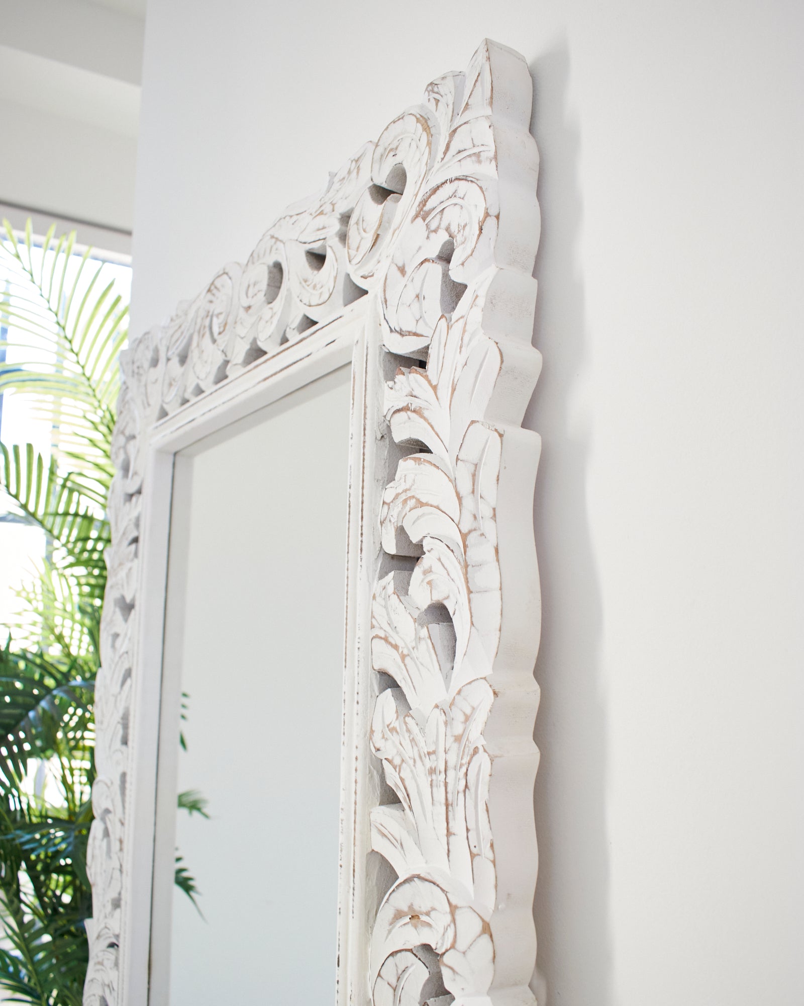 Specchiera a figura intera in legno Astypalea 70x170 cm - OrchideaMilano1981