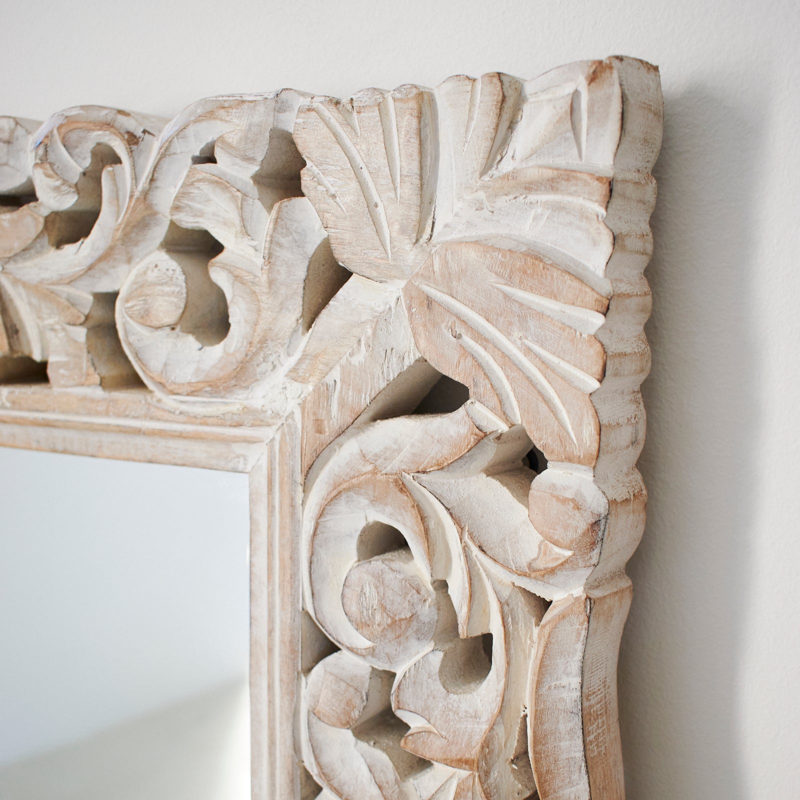 Specchiera da parete in legno Casablanca 80x103 cm - OrchideaMilano1981