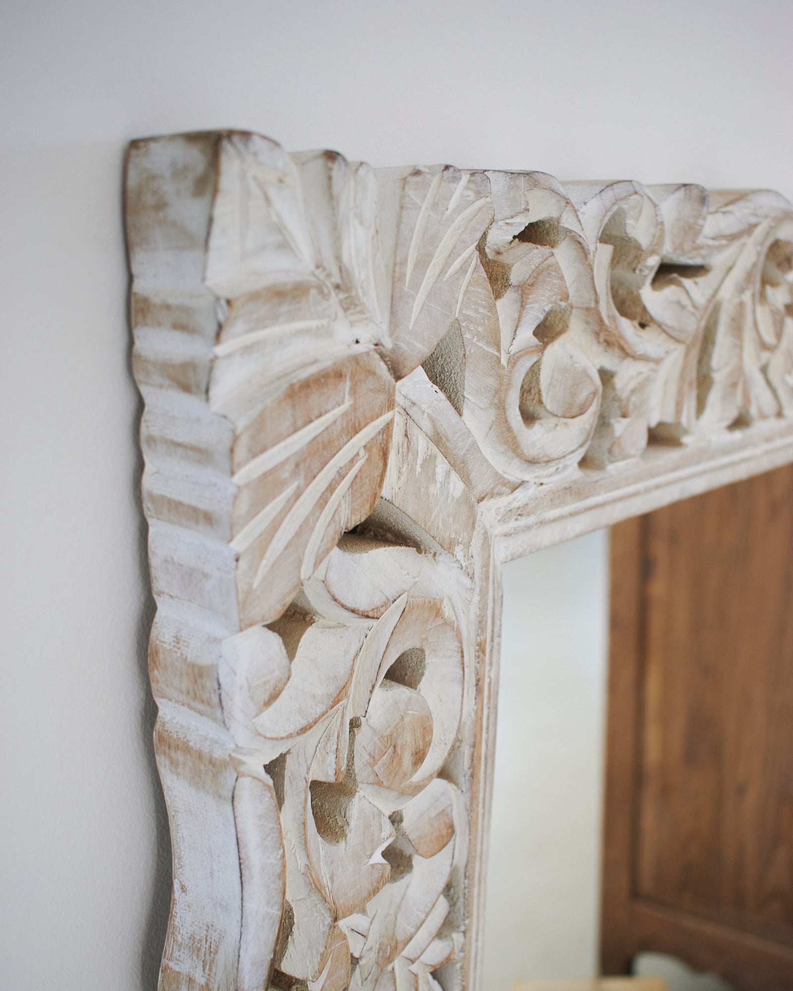 Specchiera da parete in legno Casablanca 80x103 cm - OrchideaMilano1981