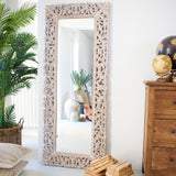Specchiera a figura intera in legno Ibiza 70x170 cm - OrchideaMilano1981