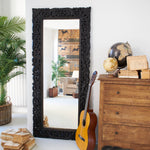 Specchiera a figura intera in legno Amburgo 80x180 cm - OrchideaMilano1981
