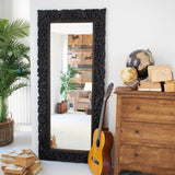 Specchiera a figura intera in legno Amburgo 80x180 cm - OrchideaMilano1981