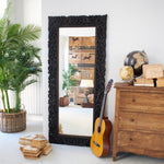 Specchiera a figura intera in legno Amburgo 80x180 cm - OrchideaMilano1981