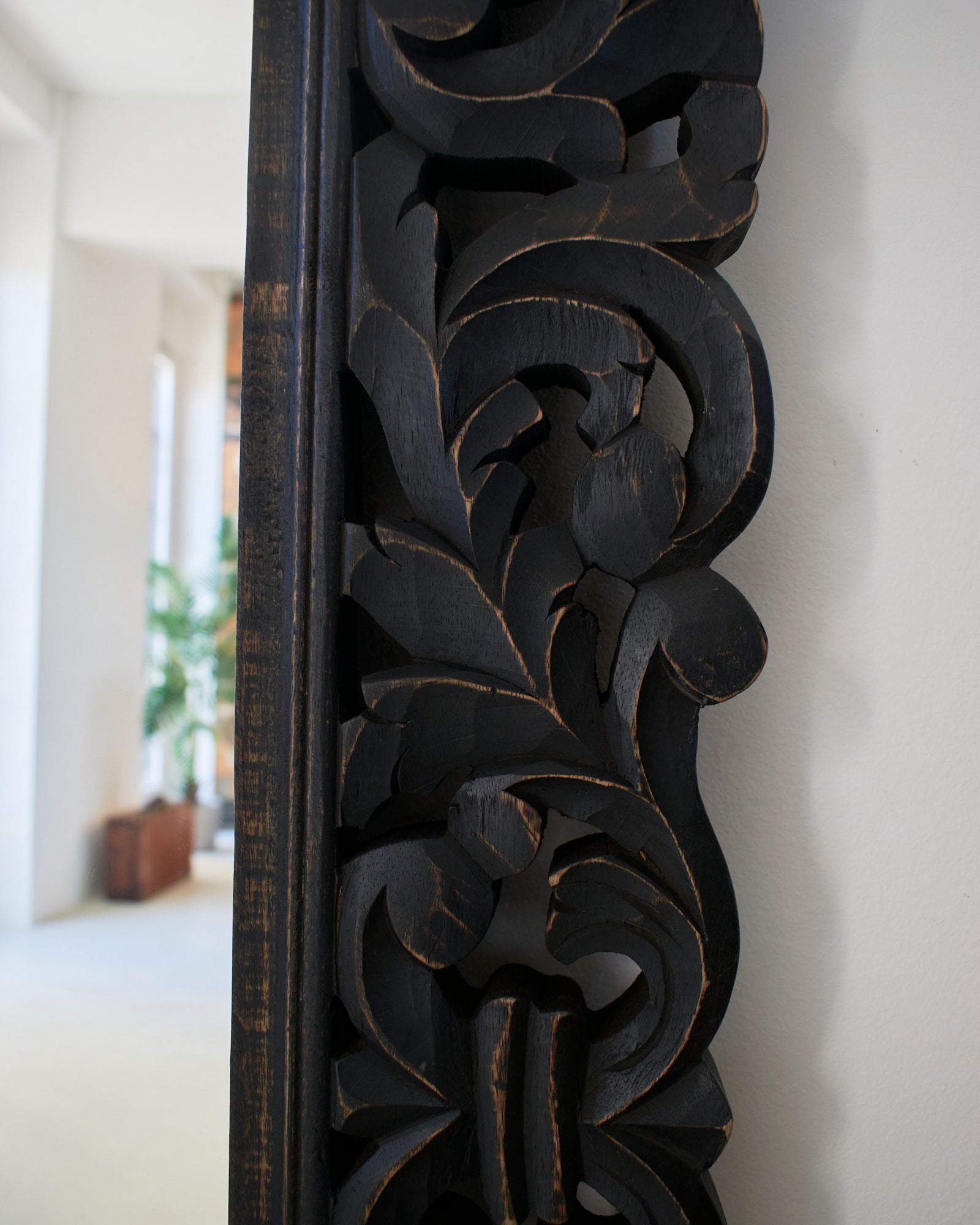 Specchiera a figura intera in legno Amburgo 80x180 cm - OrchideaMilano1981