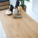 Tavolo in legno massello di rovere e ferro Oakwood 200 cm - OrchideaMilano1981
