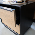 Comodino in legno massello di rovere Oakwood 50 cm - OrchideaMilano1981