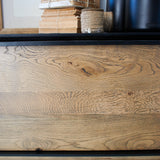 Cassettiera in legno massello di rovere Oakwood 95 cm - OrchideaMilano1981