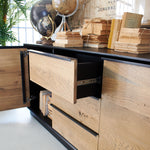 Credenza in legno massello di rovere Oakwood 170 cm - OrchideaMilano1981