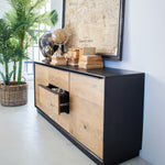 Credenza in legno massello di rovere Oakwood 170 cm - OrchideaMilano1981