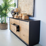Credenza in legno massello di rovere Oakwood 170 cm - OrchideaMilano1981