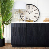 Credenza moderna in legno massello e marmo 5th Avenue 174 cm - OrchideaMilano1981