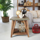 Tavolino da salotto moderno in legno Concrete 56 cm - OrchideaMilano1981
