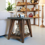 Tavolino da salotto moderno in legno Concrete 56 cm - OrchideaMilano1981