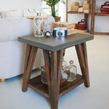 Tavolino da salotto moderno in legno Concrete 56 cm - OrchideaMilano1981
