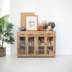 Credenza in legno massello e vetro East Colonial 160 cm - OrchideaMilano1981