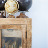 Credenza in legno massello e vetro East Colonial 160 cm - OrchideaMilano1981