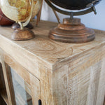 Credenza in legno massello e vetro East Colonial 160 cm - OrchideaMilano1981