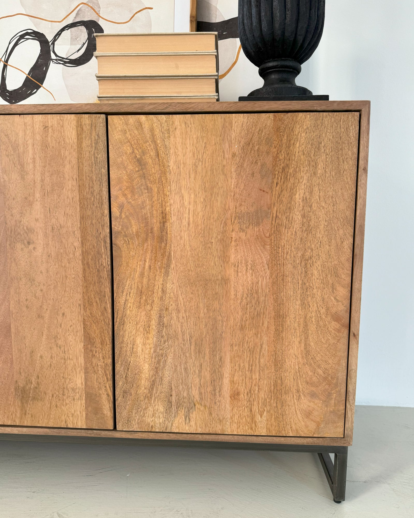 Credenza 4 ante in legno e ferro Skyline 180 cm - OrchideaMilano1981