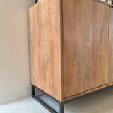 Credenza 4 ante in legno e ferro Skyline 180 cm - OrchideaMilano1981
