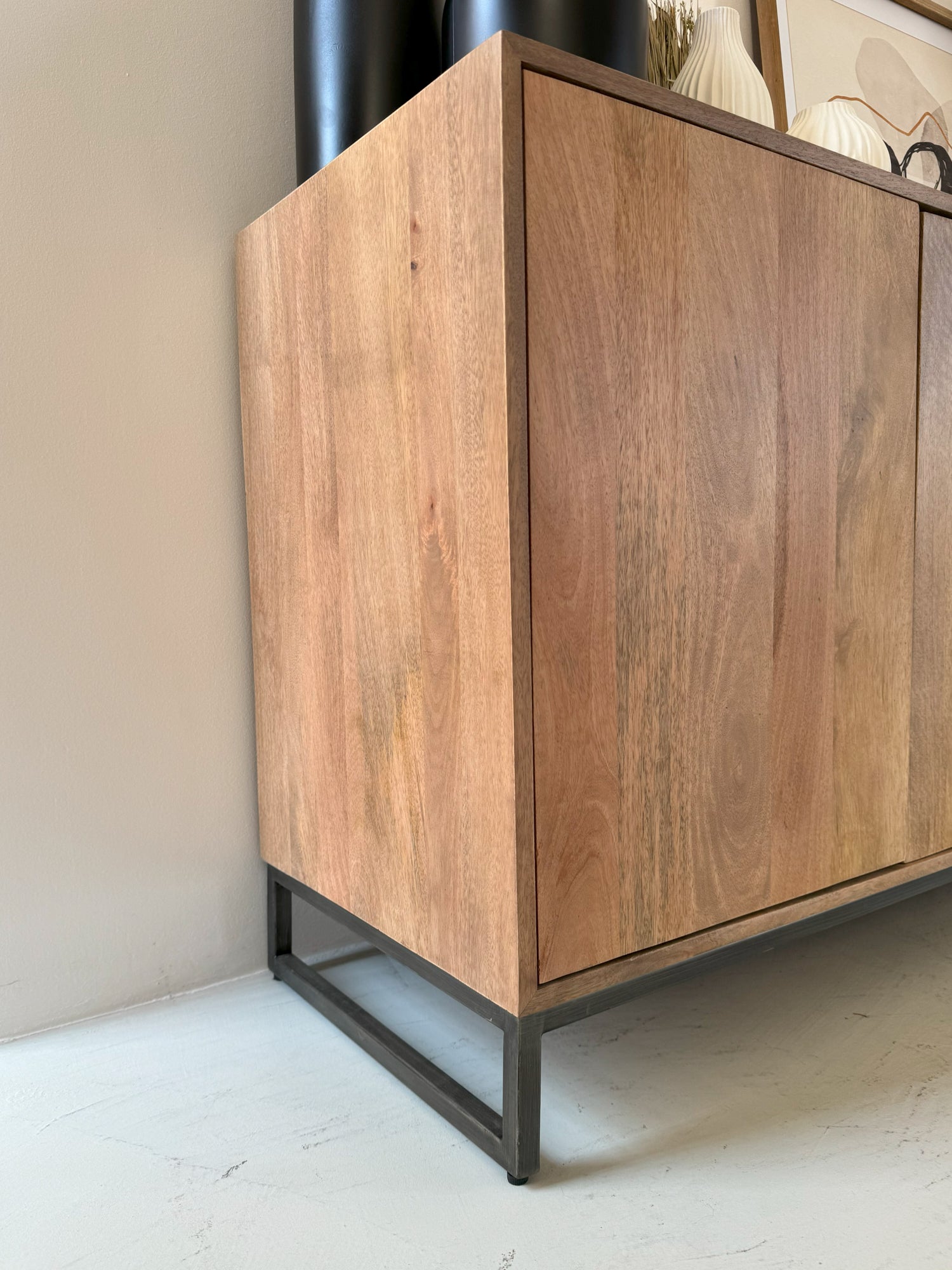 Credenza 4 ante in legno e ferro Skyline 180 cm - OrchideaMilano1981