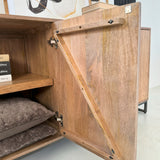 Credenza 4 ante in legno e ferro Skyline 180 cm - OrchideaMilano1981