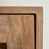 Credenza 2 ante a vetro in legno e ferro Skyline 110 cm - OrchideaMilano1981