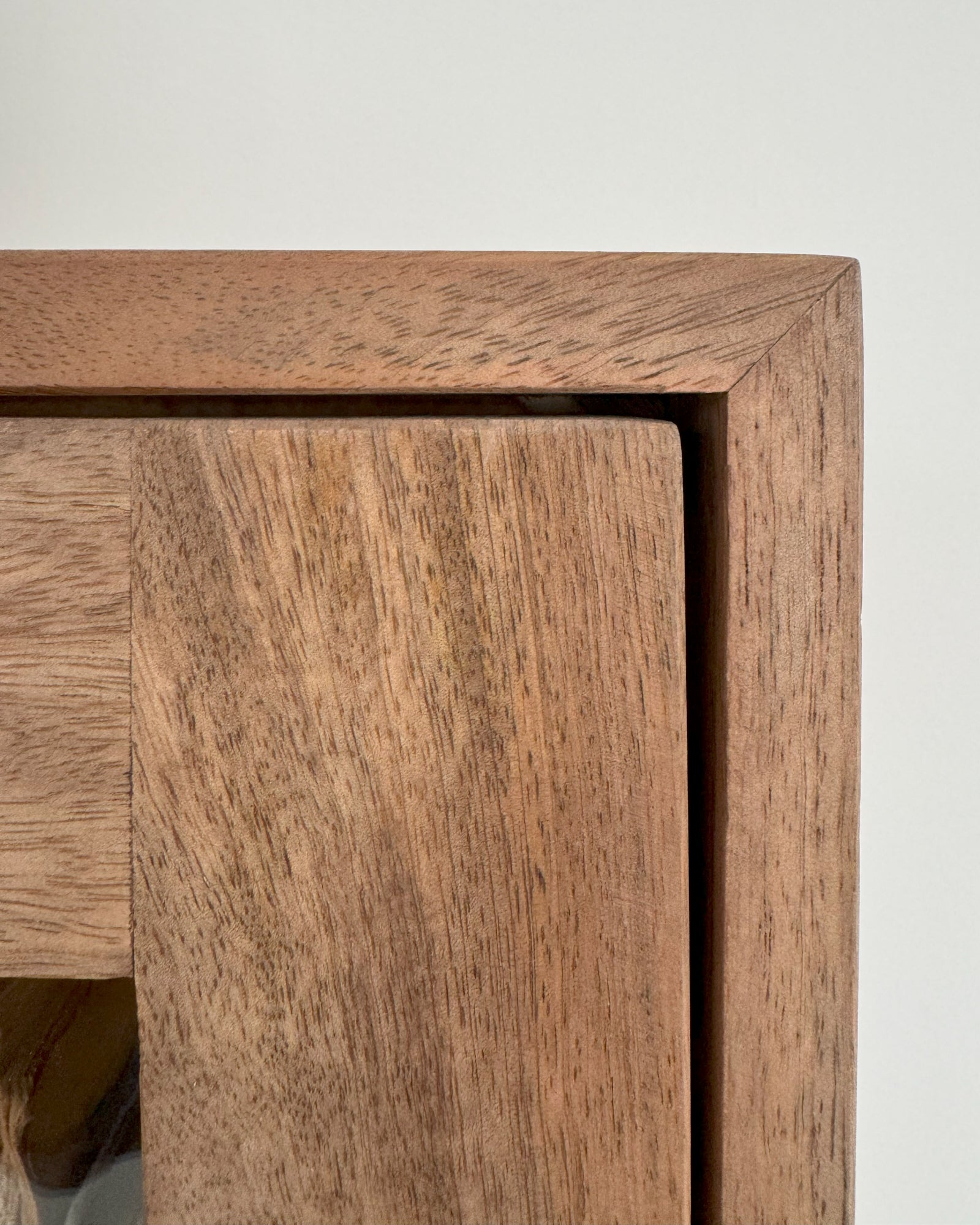 Credenza 2 ante a vetro in legno e ferro Skyline 110 cm - OrchideaMilano1981