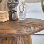 Tavolino rotondo moderno in legno Raw Medium 66 cm - OrchideaMilano1981