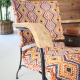 Poltrona in tessuto kilim e ferro Teepee - OrchideaMilano1981