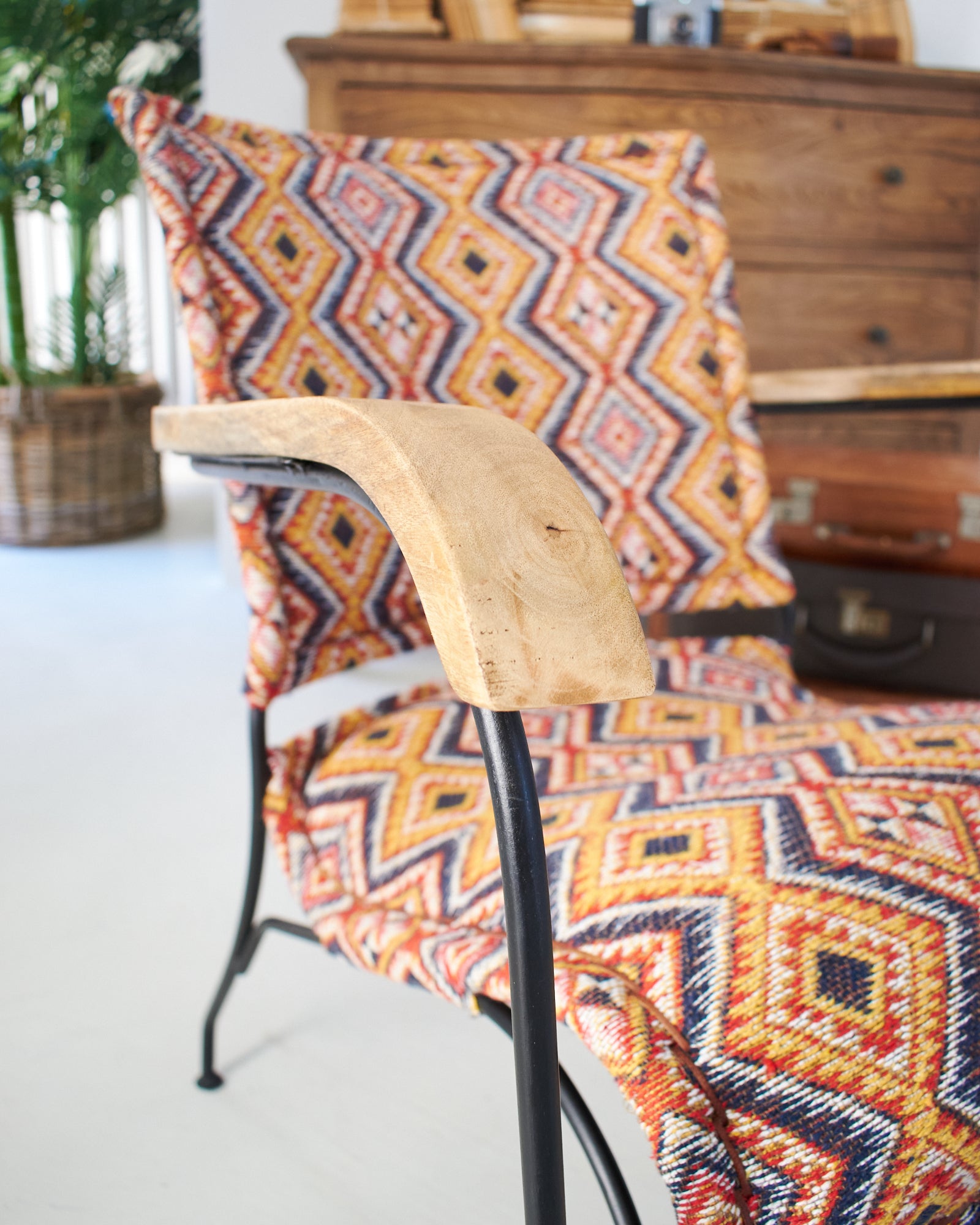 Poltrona in tessuto kilim e ferro Teepee - OrchideaMilano1981