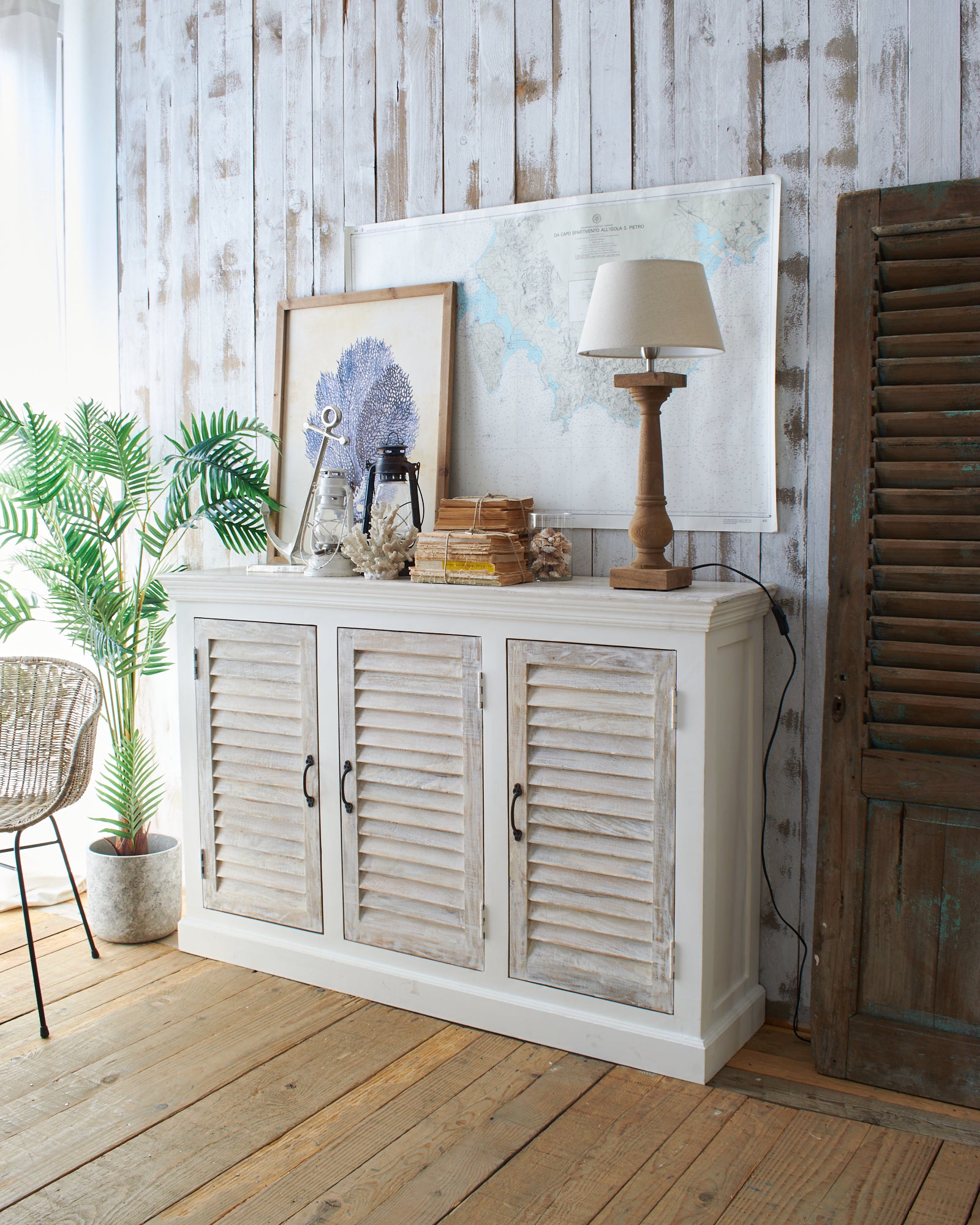 Credenza in legno massello Anguilla 140 cm - OrchideaMilano1981